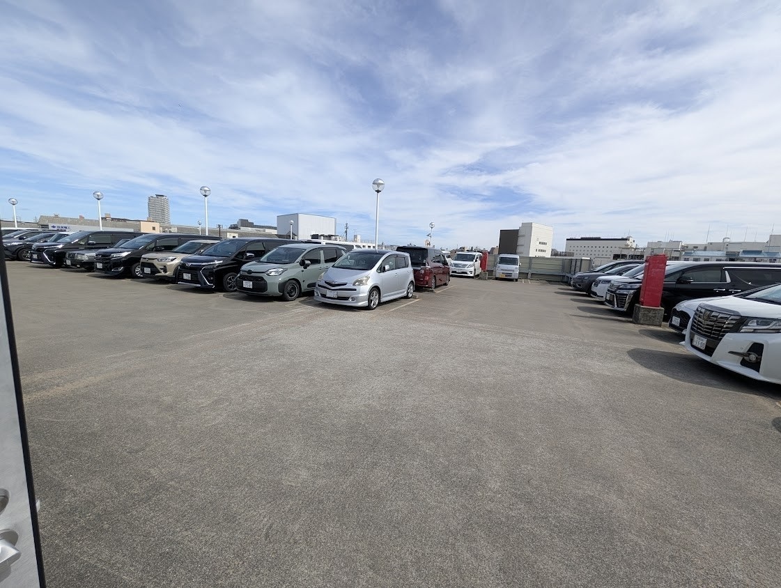 マルハン此花島屋店の屋上駐車場