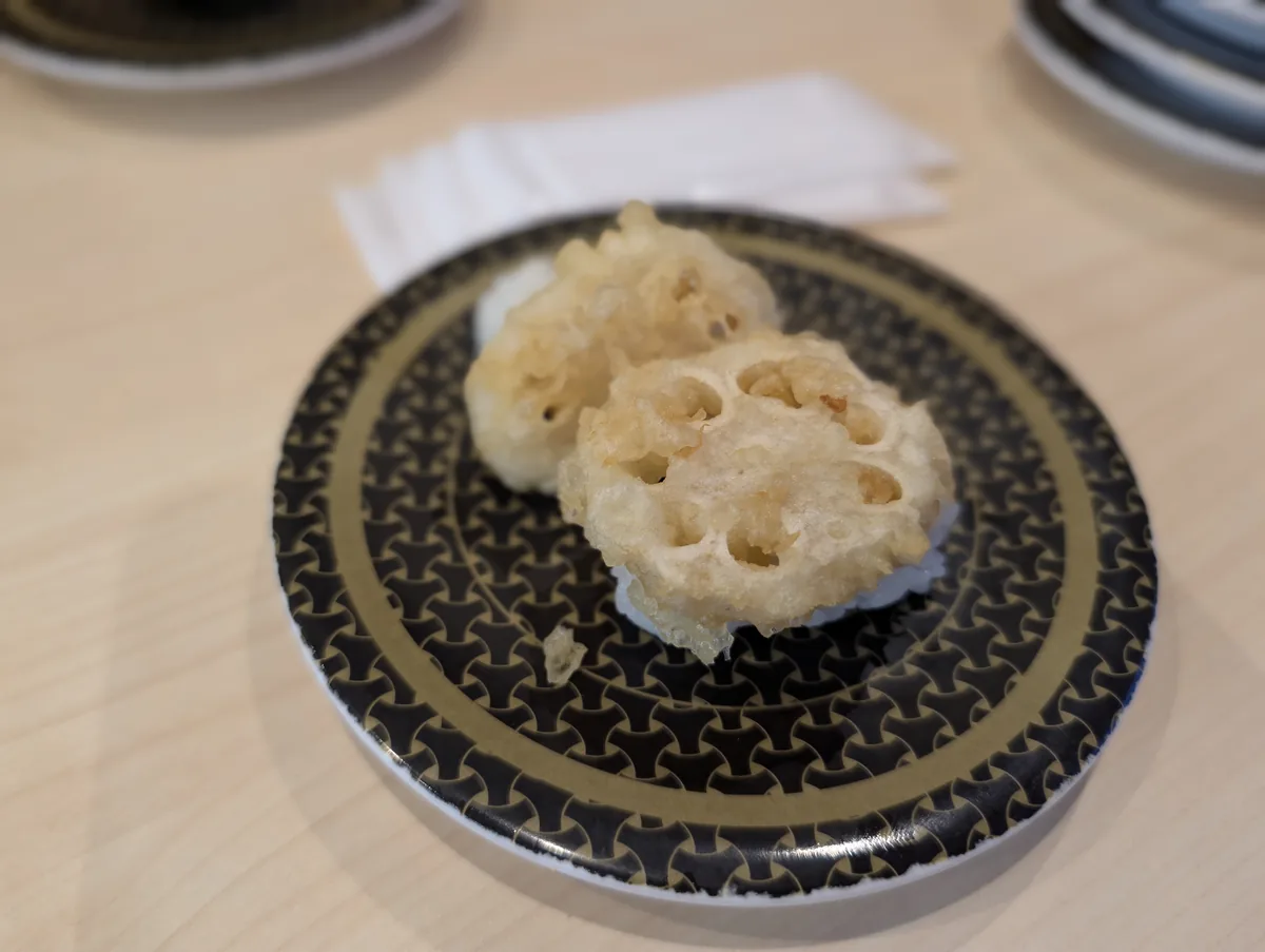 れんこん天ぷら握り