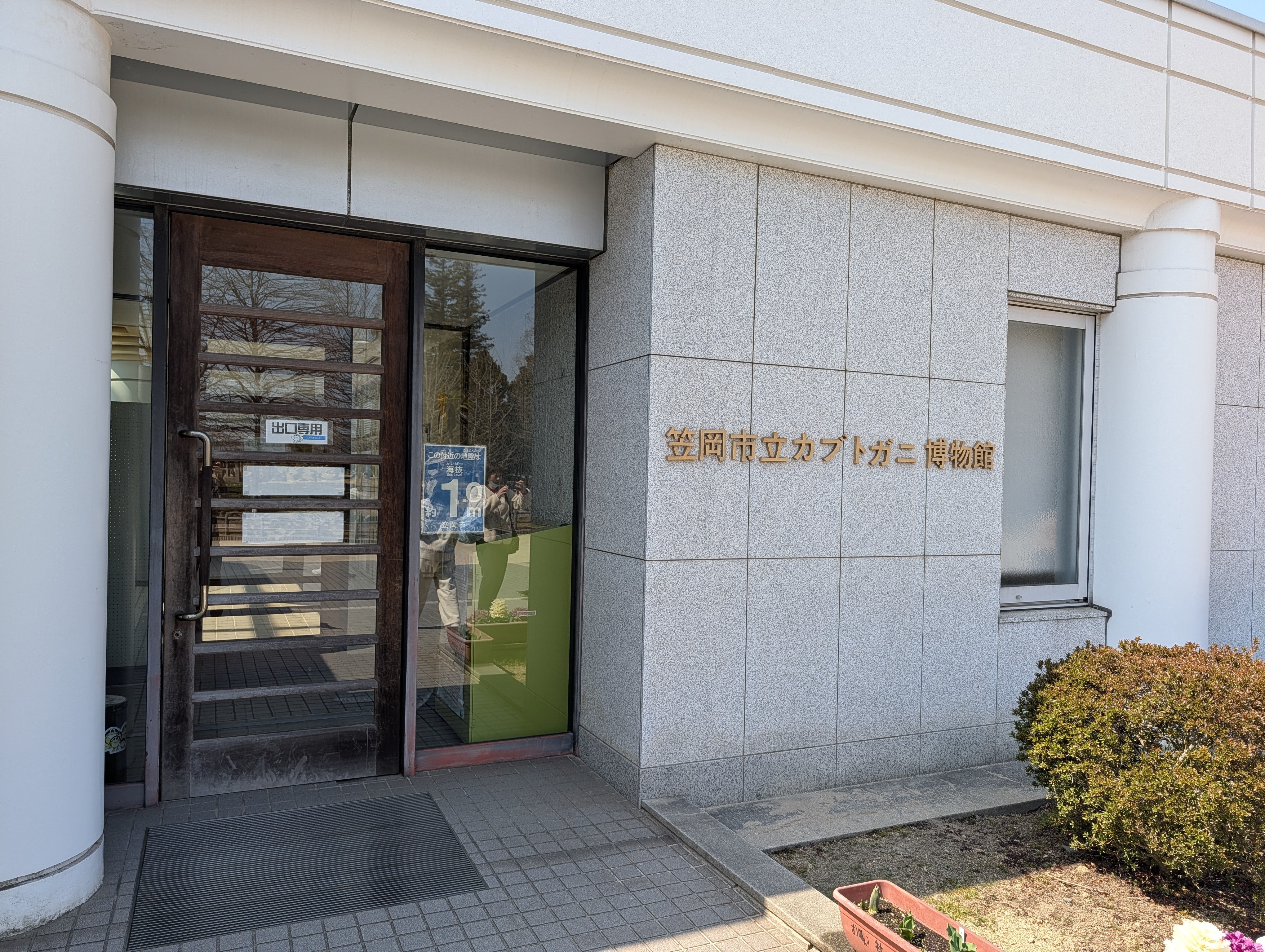 笠岡市立カブトガニ博物館の入り口