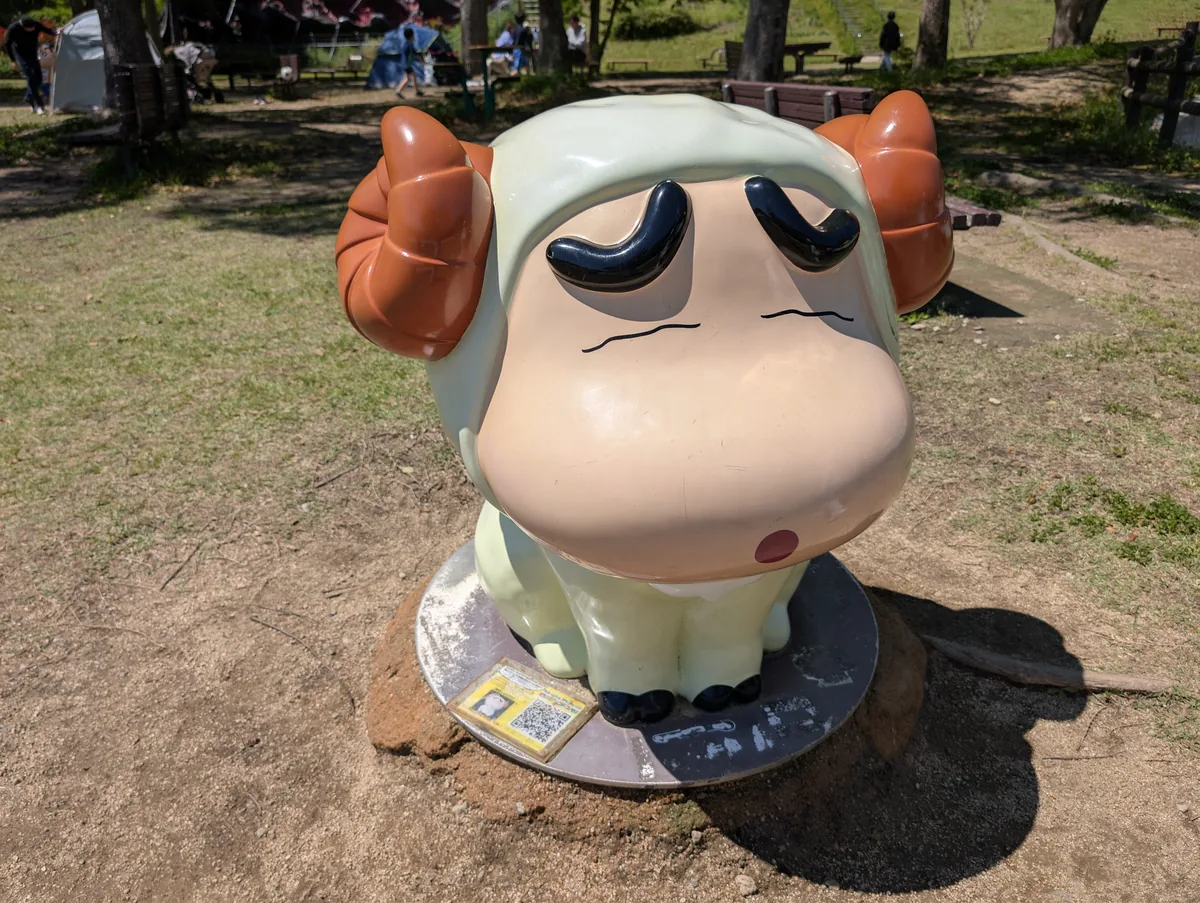 クレヨンしんちゃんのオブジェ
