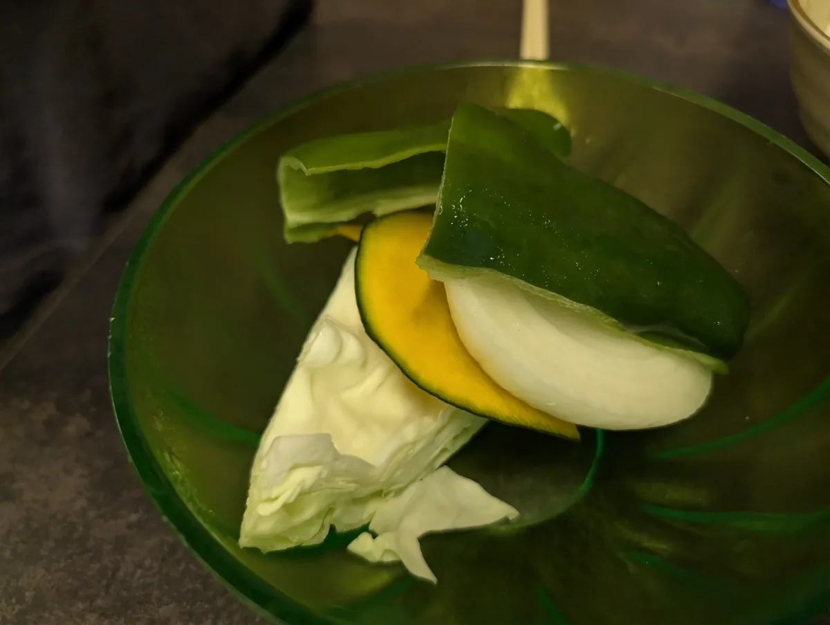 キャベツや玉ねぎなどの焼き野菜